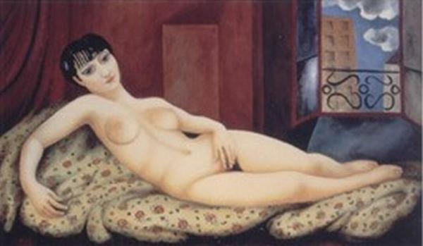Grand Nu Allonge by Moise Kisling