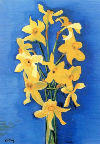 Jonquils by Moise Kisling