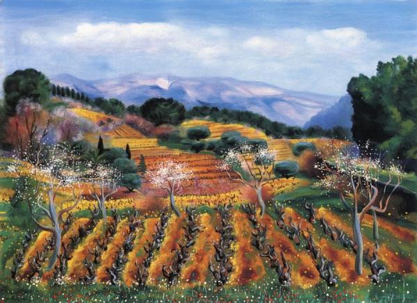 Landscape Of Provence by Moise Kisling