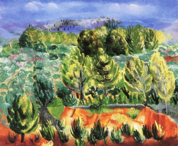 Landscape Of The Midi by Moise Kisling