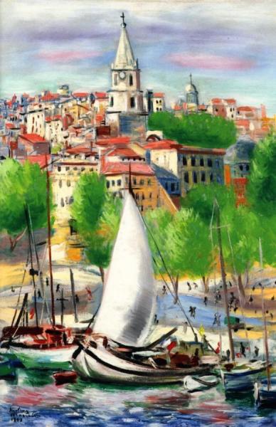 Marseille by Moise Kisling