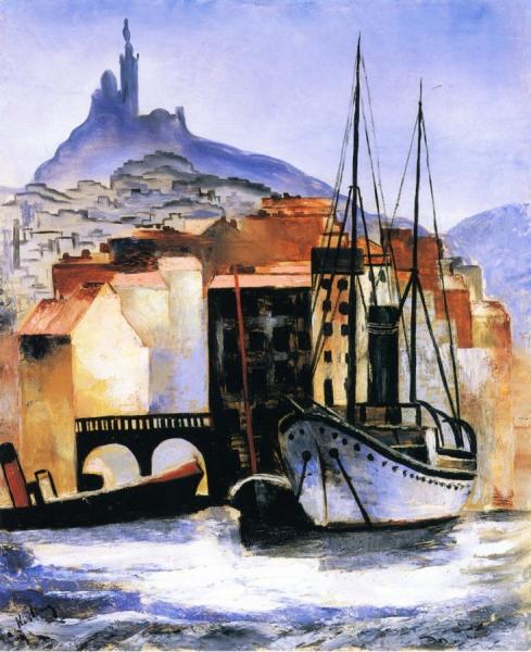 Marseille, Notre-dame De La Garde by Moise Kisling
