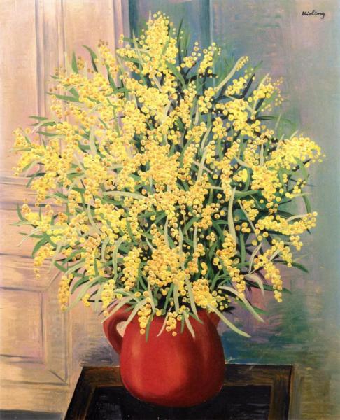 Mimosas by Moise Kisling