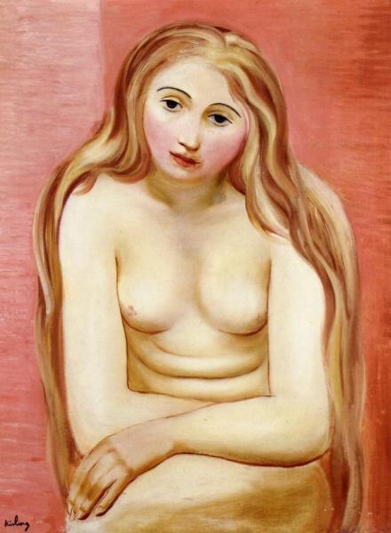 Nude by Moise Kisling