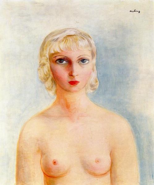 Nude Bust by Moise Kisling