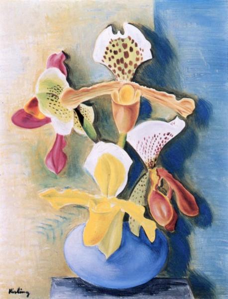 Orchids by Moise Kisling