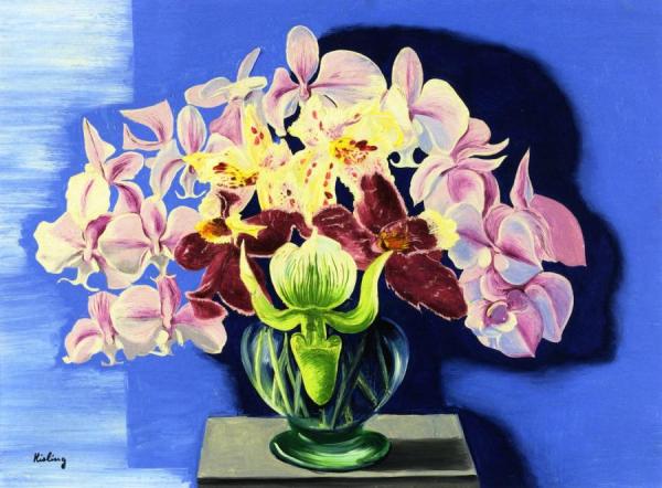 Orchids by Moise Kisling