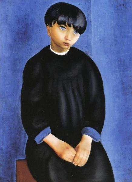 Portrait Of A Child by Moise Kisling