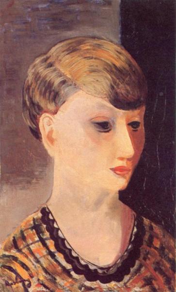 Portrait Of A Woman by Moise Kisling