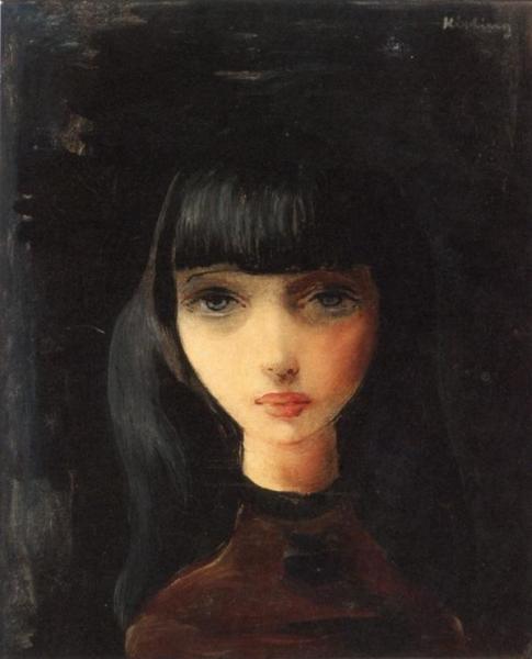 Portrait Of A Woman by Moise Kisling