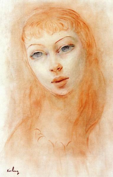 Moise Kisling Portrait Of A Woman