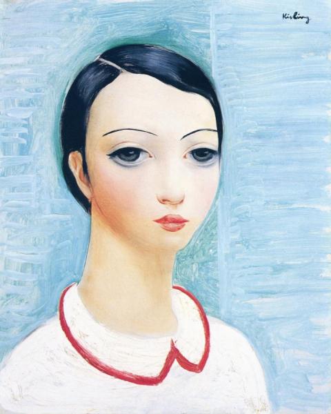 Portrait Of A Woman by Moise Kisling