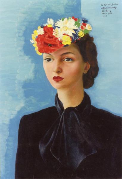 Portrait Of Madame Judis by Moise Kisling