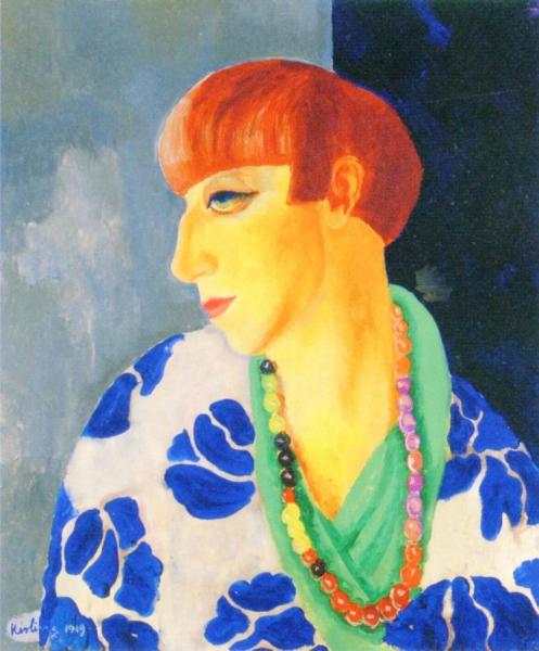 Portrait Of Mme Renée Kisling by Moise Kisling