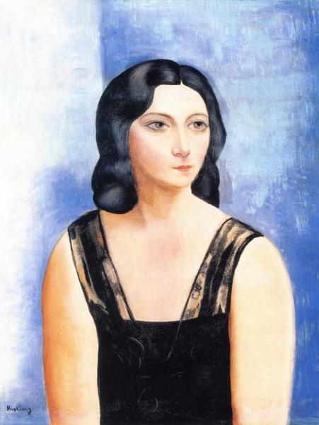 Portrait Of Raymonde Vaseur by Moise Kisling Oil Painting Reproductions