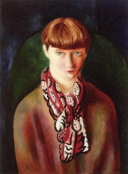 Portrait Of Renée Kisling by Moise Kisling