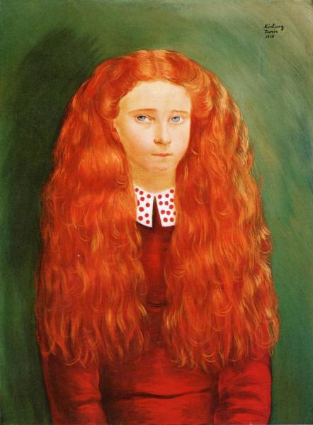 Portrait Of Rosine Fels by Moise Kisling