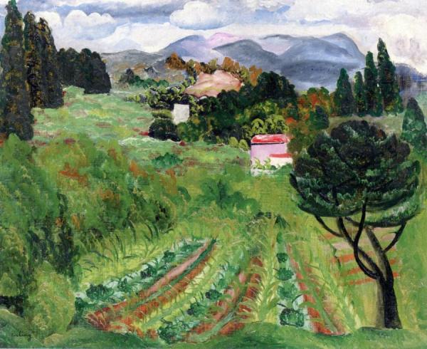 Provençal Landscape by Moise Kisling