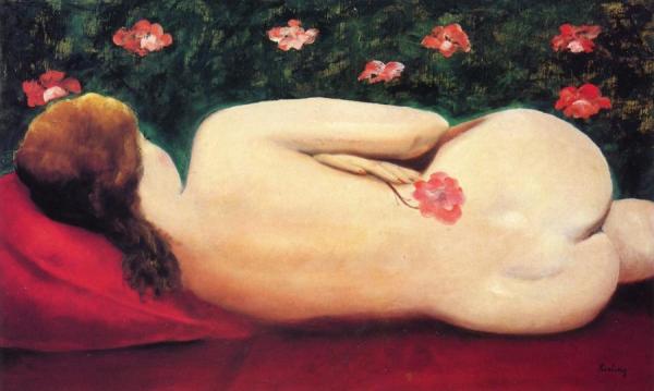 Moise Kisling Reclining Female Nude