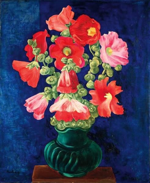 Roses Tremieres by Moise Kisling