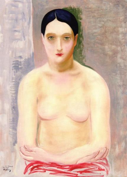 Seated Nude by Moise Kisling