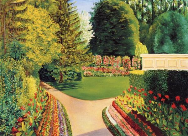 The Parc Of Chateau De Gressy by Moise Kisling