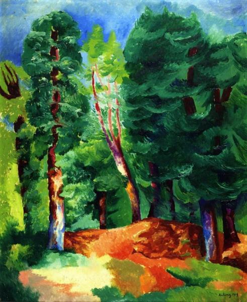Trees by Moise Kisling