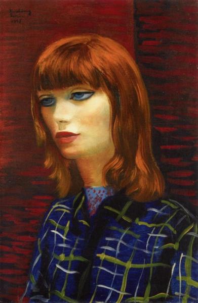 Woman In A Blouse by Moise Kisling
