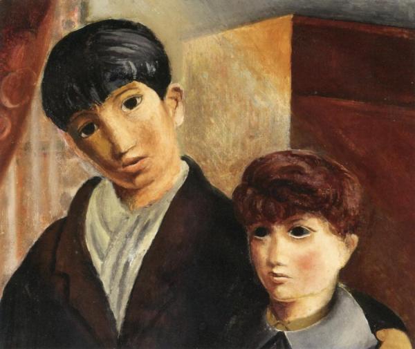 Young Italians by Moise Kisling