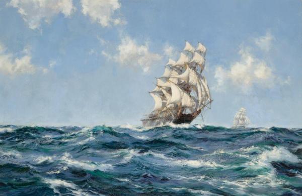 Homeward Bound by Montague Dawson Oil Painting Reproductions