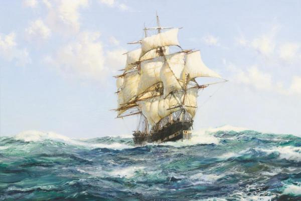 The Blackwall Frigate (the Alfred) by Montague Dawson