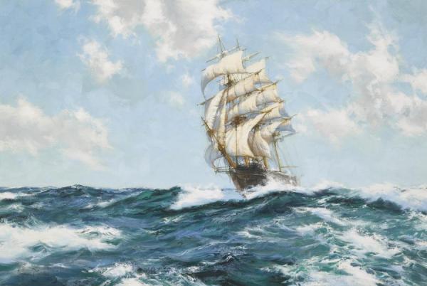 The Grace Ross Slashing Foam by Montague Dawson