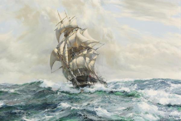The Marco Polo by Montague Dawson