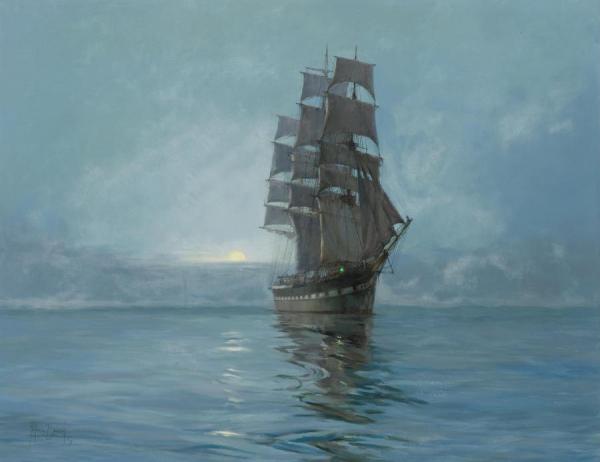 The Rising Moon The Golden Fleece by Montague Dawson