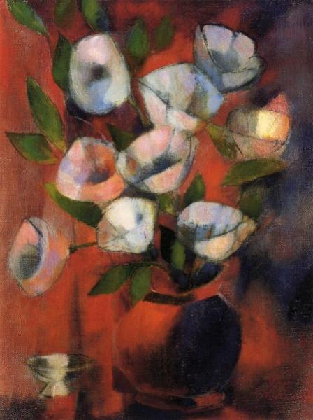 Still Life With Poppies by Morgan Russell