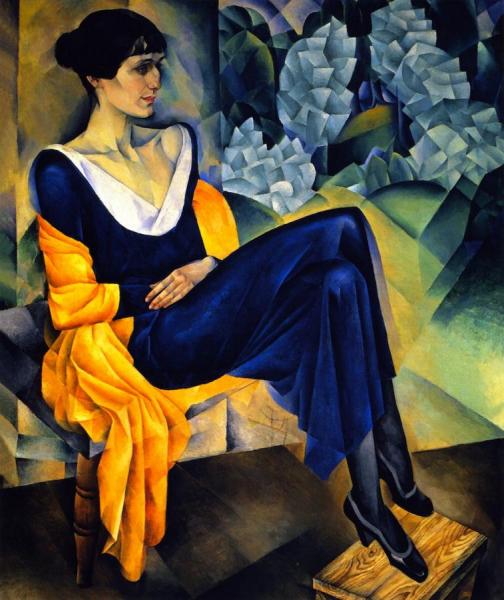 Anna Akhmatova by Nathan Altman Oil Painting Reproductions