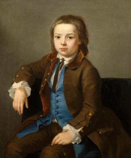 Portrait Of A Boy by Nathaniel Hone, R.a. Oil Painting Reproductions