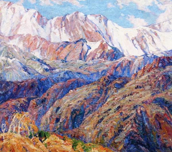Colorado Mountains In September by Nellie Augusta Knopf