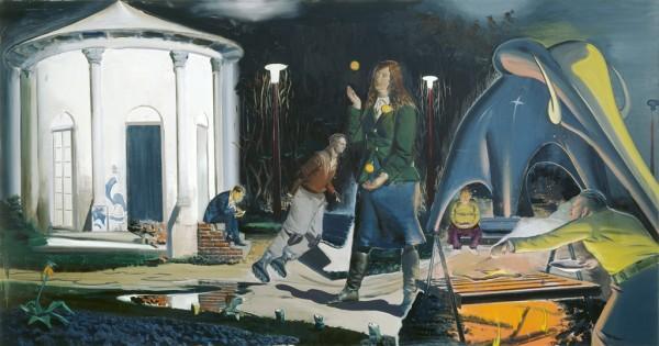Blauer Elefant by Neo Rauch Oil Painting Reproductions