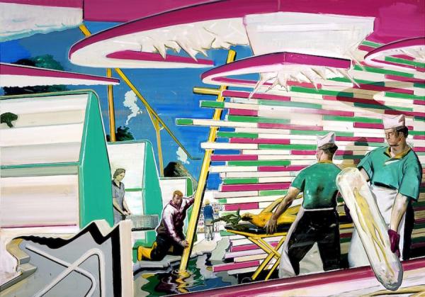 Cold Storage,2002 by Neo Rauch Oil Painting Reproductions