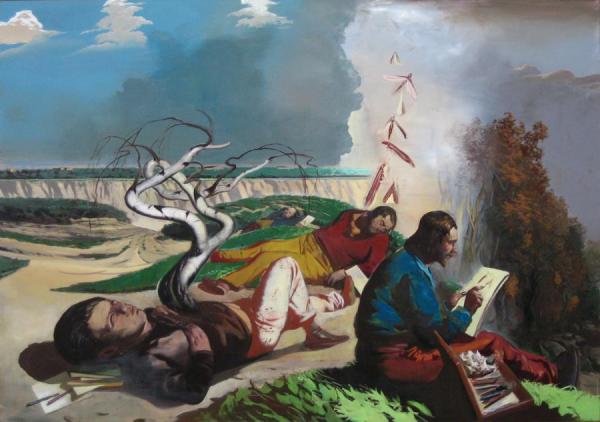 Das Plateau by Neo Rauch