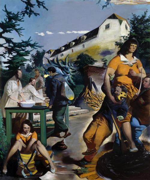 Die Aufnahme by Neo Rauch Oil Painting Reproductions