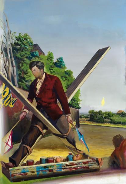 Die Flamme by Neo Rauch