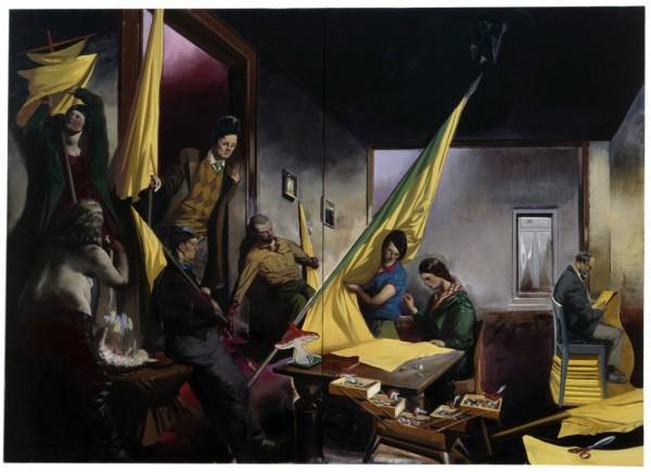 Neo Rauch Die Stickerin