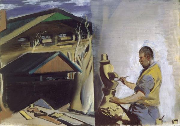 Dörfler,2009 by Neo Rauch Oil Painting Reproductions