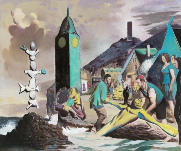 Marina,2014 by Neo Rauch Oil Painting Reproductions