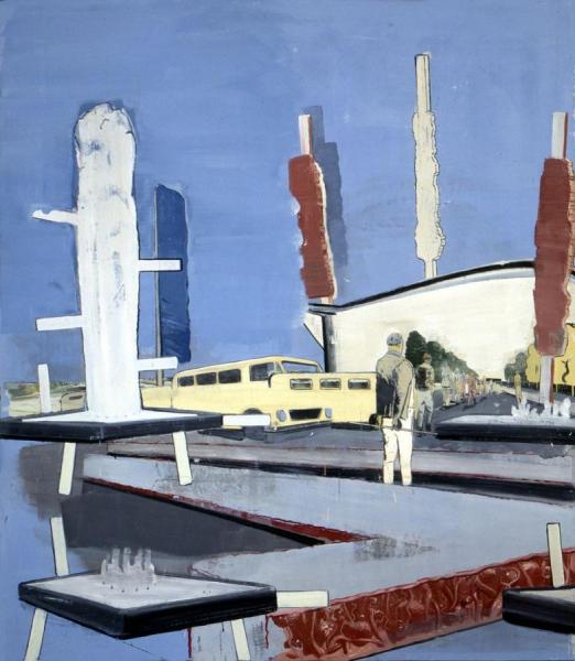 Sonntag,1997 by Neo Rauch Oil Painting Reproductions