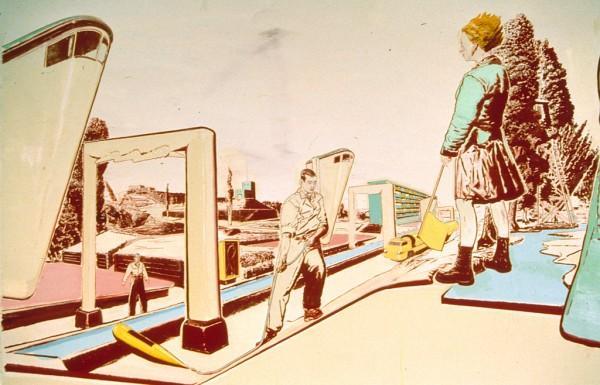 Stellwerk by Neo Rauch Oil Painting Reproductions