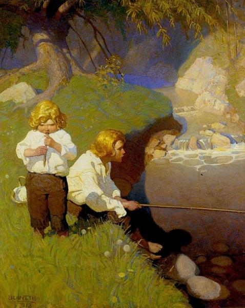 Along The Brandywine by Newell Convers Wyeth