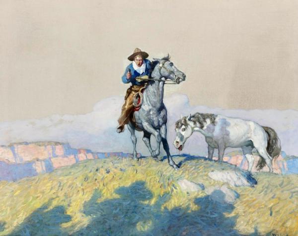 Fall Back! by Newell Convers Wyeth